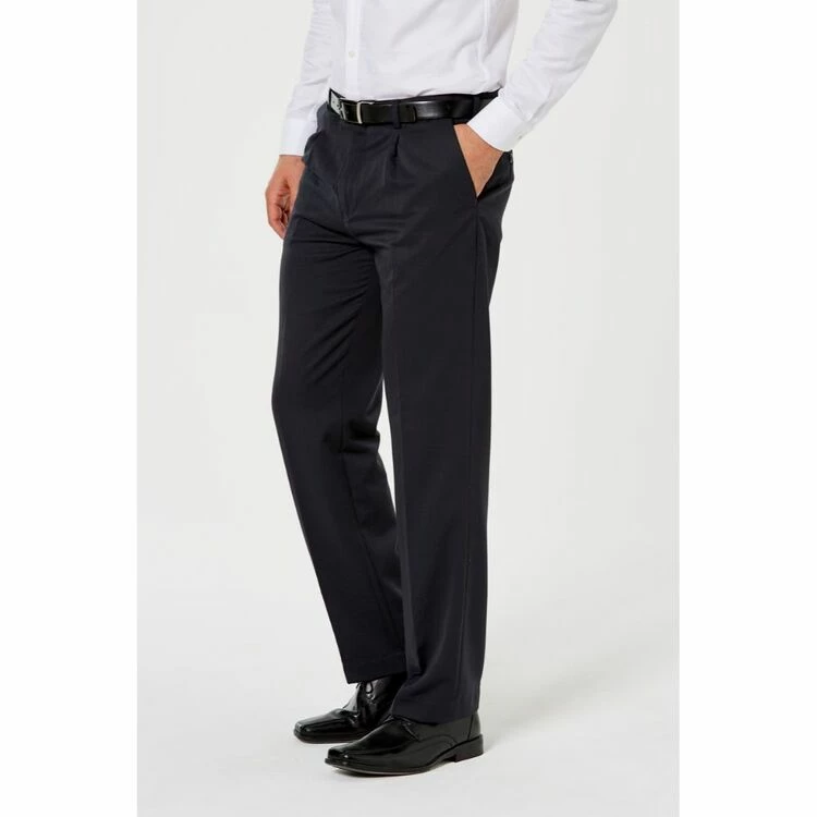 Farah Pleat Front Business Trousers Navy 5 Farah Pleat Front Business Trousers Navy - Image 3