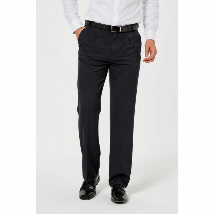 Farah Pleat Front Business Trousers Navy 6 Farah Pleat Front Business Trousers Navy - Image 4