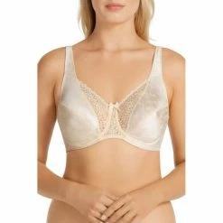 Playtex Signature Floral Non Contour Bra Beige -Women's Clothing store online 424576 C 0250 00