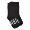 Bonds Oxford Crew Socks 3 Pack Black -Women's Clothing store online 495624 C 0001 00