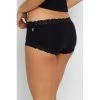 Jockey Parisienne Cotton Boyleg Black