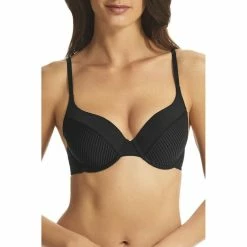 Fine-Lines Embrace Convertible T-Shirt Bra Black -Women's Clothing store online 540870 C 0001 00