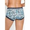 Jockey Parisienne Vintage Print Full Brief Blue -Women's Clothing store online 570851 C 0400 00 3