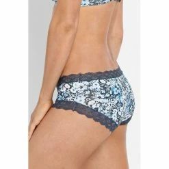 Jockey Parisienne Vintage Print Boyleg Blue