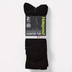 Holeproof Circulation Socks 2 Pack Black