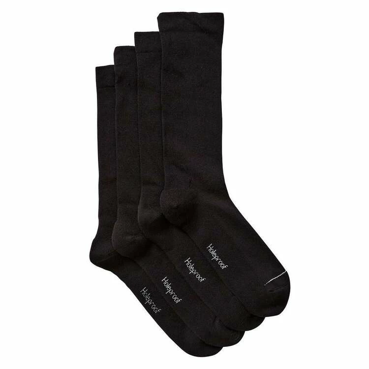 Holeproof Circulation Socks 2 Pack Black 4 Holeproof Circulation Socks 2 Pack Black - Image 2