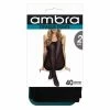 Ambra 40D Opaque Tights 2 Pack Black -Women's Clothing store online 584618 C 0001 00
