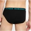 Bonds Hipster Brief 4 Pack Black