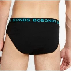 Bonds Hipster Brief 4 Pack Black