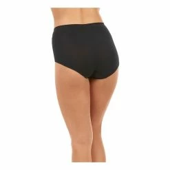 Ambra Smooth Lines Full Brief 2 Pack Black