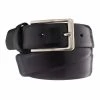 Bronson Casual Milano Dress Leather Buckle Belt 30mm Black