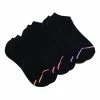 Underworks Sports No Show Socks 3 Pack Black -Women's Clothing store online 596596 C 0001 00 2