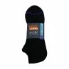 Underworks No Show Sport Socks 3 Pack Black -Women's Clothing store online 596605 C 0001 00 2