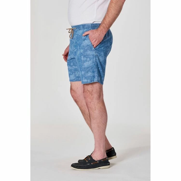 JC Lanyon Printed Volley Short Light Blue X Large 5 JC Lanyon Printed Volley Short Light Blue X Large - Image 3