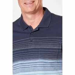 Bronson Casual Men's Balwyn Cotton Jersey Polo Blue -Women's Clothing store online 597585 C 0400 00 7