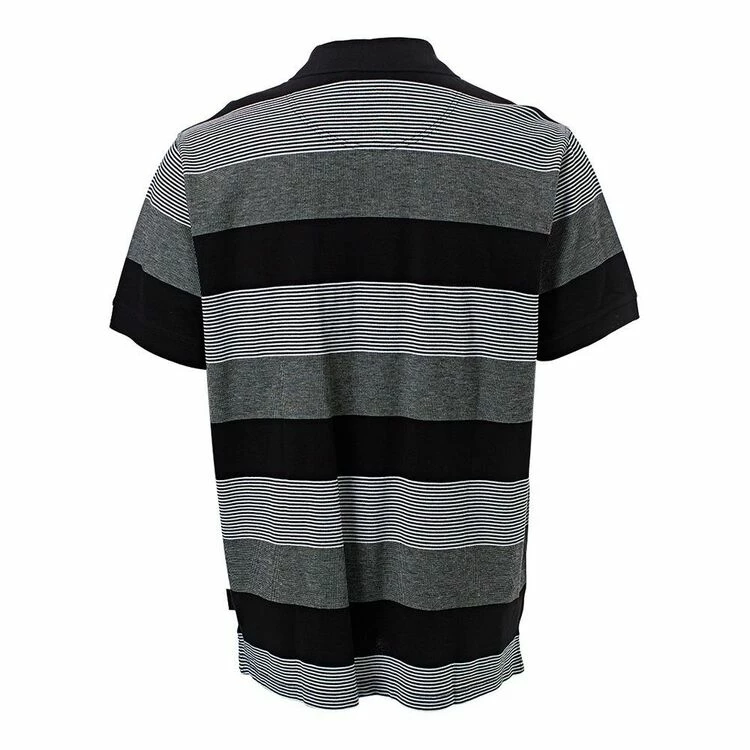 Bronson Casual Men's Acton Cotton Pique Polo Black 4 Bronson Casual Men's Acton Cotton Pique Polo Black - Image 2