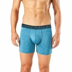 Mitch Dowd Heather Trunk Men's Underwear Teal -Women's Clothing store online 598843 C 0440 64