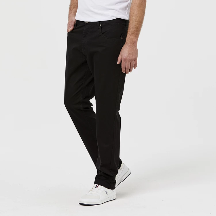 U.S. Polo Assn. Men's 5 Pocket Cotton Twill Pants Black 5 U.S. Polo Assn. Men's 5 Pocket Cotton Twill Pants Black - Image 3