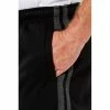 Bronson Basic Men's Holt Track Pants With Stripe And Cuff Black -Women's Clothing store online 602962 C 0001 00 4