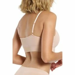 Ambra Bondi Bare Longline Padded Bra Beige Pink