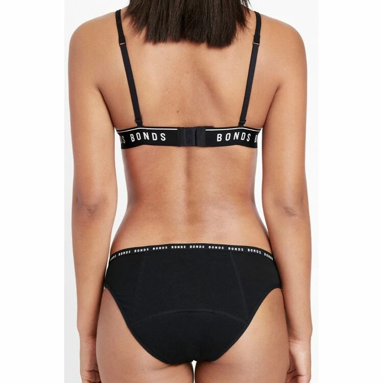 Bonds Bloody Comfy Period Undies Heavy Bikini Black 4 Bonds Bloody Comfy Period Undies Heavy Bikini Black - Image 2