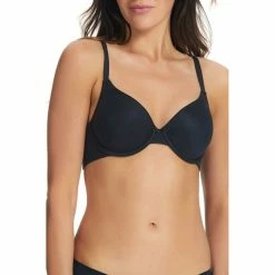 Fine-Lines Full Coverage Convertible Bra Black -Women's Clothing store online 613651 C 0001 00