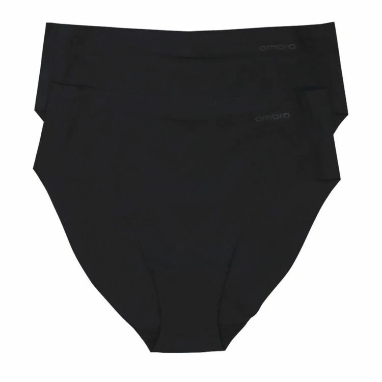 Ambra Laser Cut Hi Cut 2 Pack Black 3 Ambra Laser Cut Hi Cut 2 Pack Black