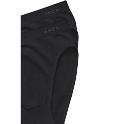 Ambra Seamless Smoothies Full Brief 2 Pack Black 12 - 14