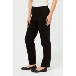 Savannah Full Length Bengaline Pant Black -Women's Clothing store online 615925 C 0001 00 2