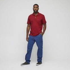 Bronson Casual Alton Comfort Waist Stretch Twill Cargo Pants Navy -Women's Clothing store online 616762 C 0410 00