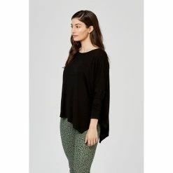 Anthology Asymmetric Top Black Black -Women's Clothing store online 617040 C 0001 00 2