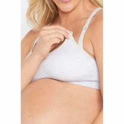 Bonds Bumbs Seamfree Maternity Bra Light Grey