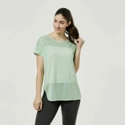 LMA Active Mesh Insert Tee Green