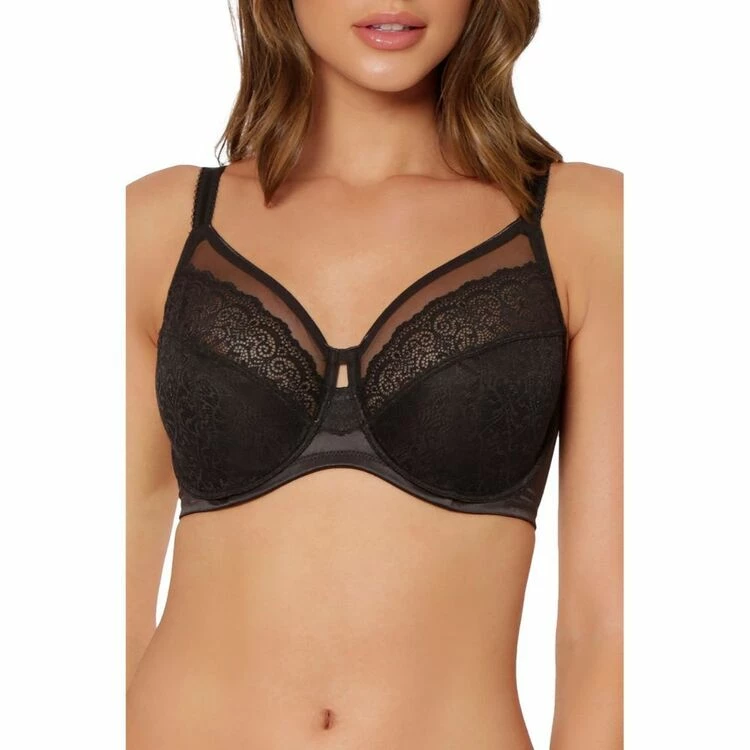 Triumph Sheer Underwire Minimiser Black 10DD 5 Triumph Sheer Underwire Minimiser Black 10DD - Image 3