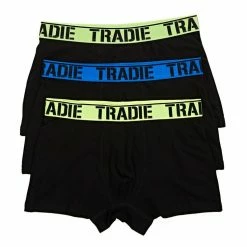 Tradie Black Trunk 3 Pack Black & Fluro Lime 7 Tradie Black Trunk 3 Pack Black & Fluro Lime -Women's Clothing store online 619622 C 1005 69