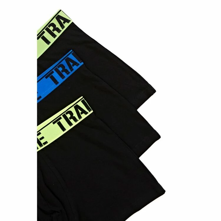 Tradie Black Trunk 3 Pack Black & Fluro Lime 3 Tradie Black Trunk 3 Pack Black & Fluro Lime