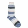 Underworks Heat Bods Crew Socks Blue