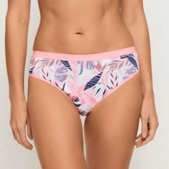 Underworks Hi Cut 3 Pack Pink & Navy 12 Underworks Hi Cut 3 Pack Pink & Navy -Women's Clothing store online 622677 C 1651 21 6