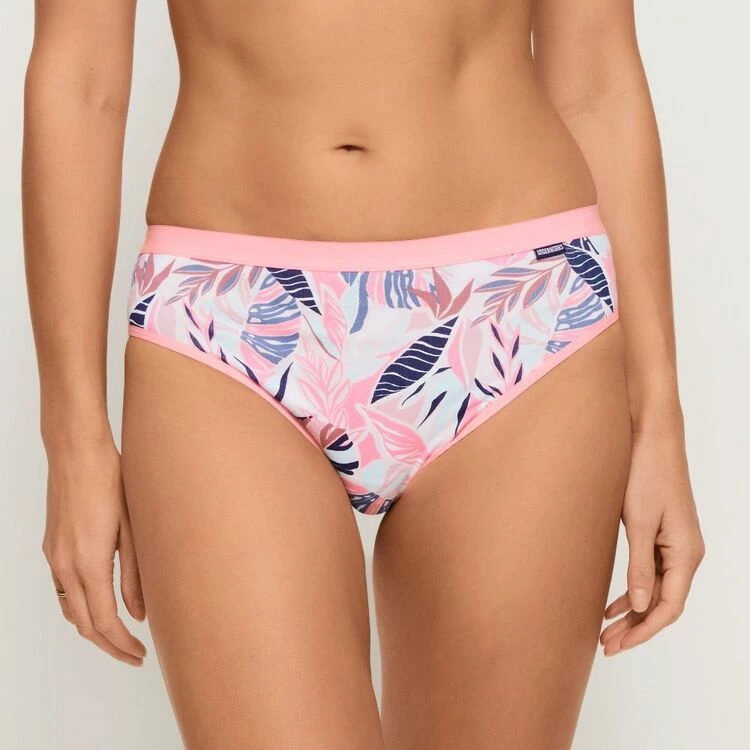 Underworks Hi Cut 3 Pack Pink & Navy 5 Underworks Hi Cut 3 Pack Pink & Navy - Image 3