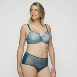 Berlei Lift & Shape Lace T-shirt Bra Teal