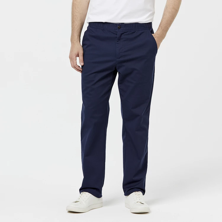 Bronson Casual Mosman Elastic Waist Chino Pants With Drawstring Navy XX Large 6 Bronson Casual Mosman Elastic Waist Chino Pants With Drawstring Navy XX Large - Image 4
