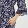 Sash & Rose Jersey Kimono Gown Navy & Ivory -Women's Clothing store online 624818 C 1411 41 4