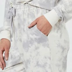 GR Giaan Rooney Signature Tie Dye Trackpant Cream