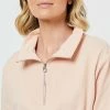 GR Giaan Rooney Half Zip Collared Sweat Musk 1 GR Giaan Rooney Half Zip Collared Sweat Musk -Women's Clothing store online 625736 C 0681 23 4