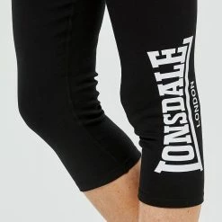 Lonsdale Bruton 3/4 Legging Black X Small