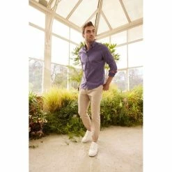 Brooksfield Cotton Slim Fit Casual Chino Beige 40