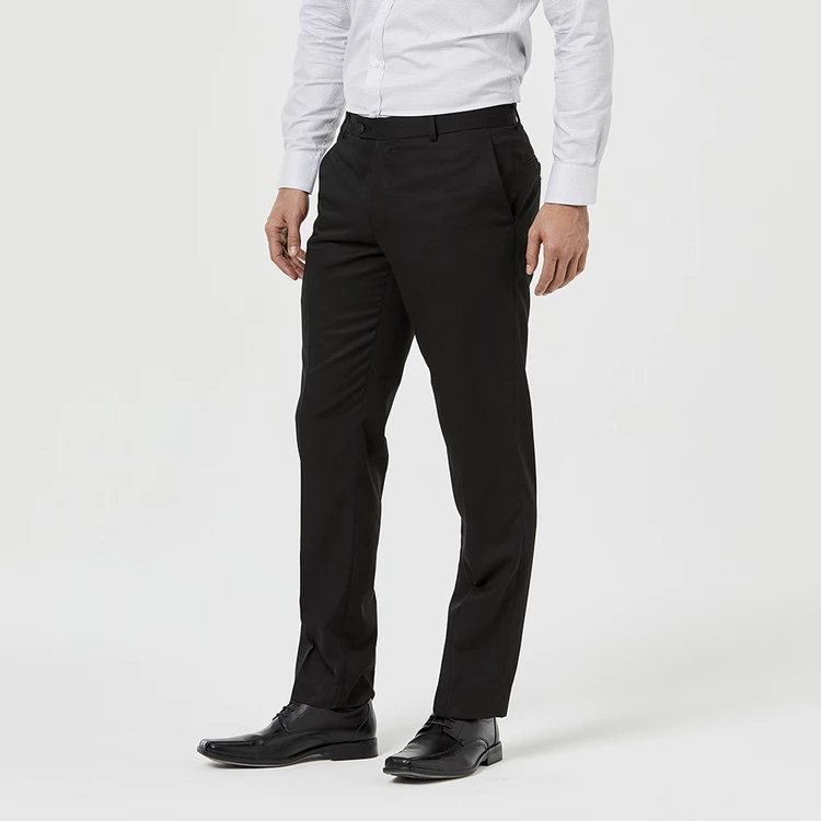 Van Heusen Tailored Fit Nailhead 2091 Business Trouser Black 5 Van Heusen Tailored Fit Nailhead 2091 Business Trouser Black - Image 3