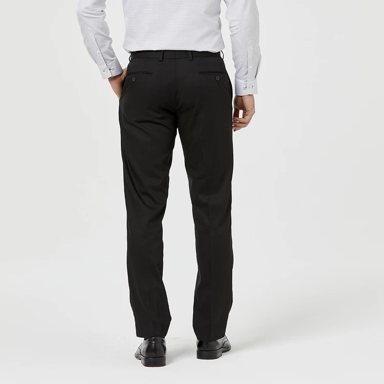 Van Heusen Tailored Fit Nailhead 2091 Business Trouser Black 4 Van Heusen Tailored Fit Nailhead 2091 Business Trouser Black - Image 2
