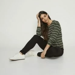 Khoko Collection Jean Style Ponte Pant Black -Women's Clothing store online 627424 C 0001 00 4