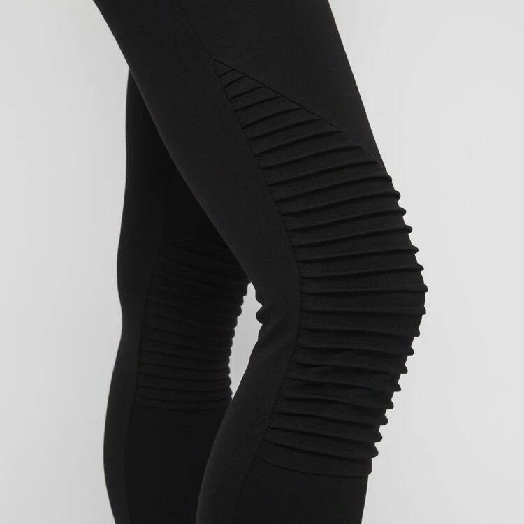 Khoko Collection Biker Ponte Pant Black 3 Khoko Collection Biker Ponte Pant Black